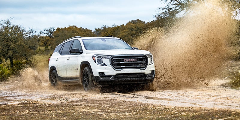 brand new white 2024 GMC Terrain